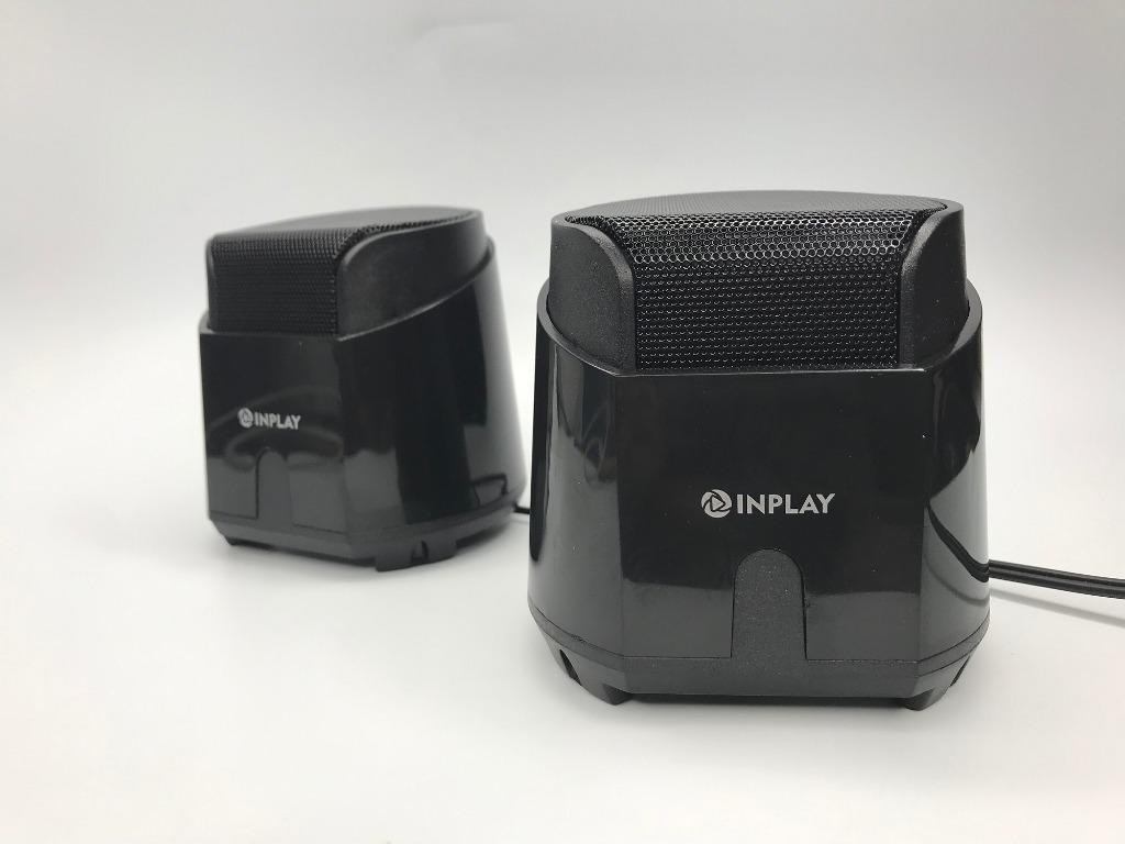 INPLAY MS-002 MINI SPEAKER, USB 2.0 CHANNEL MULTIMEDIA, BLACK, Audio ...
