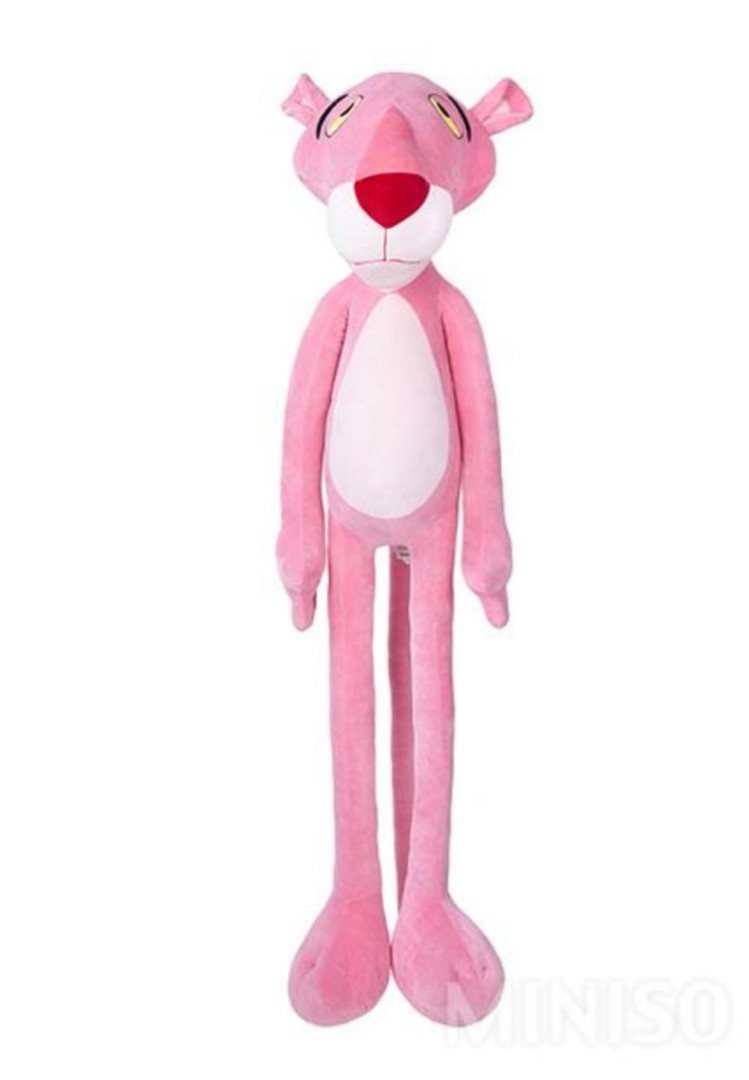 Giant pink clearance panther plush