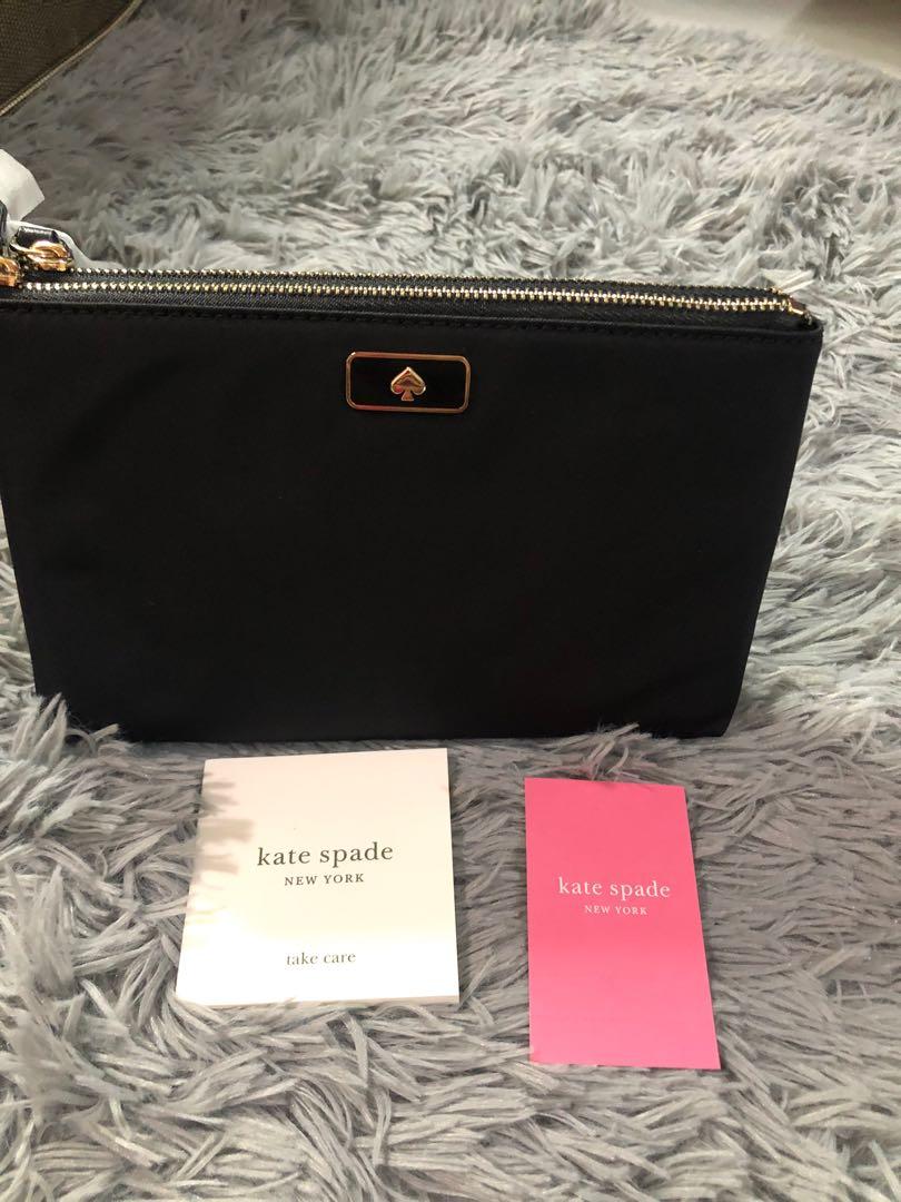 Kate spade double zip wristlet clearance