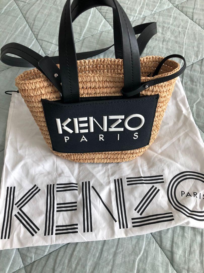 Kenzo straw outlet bag