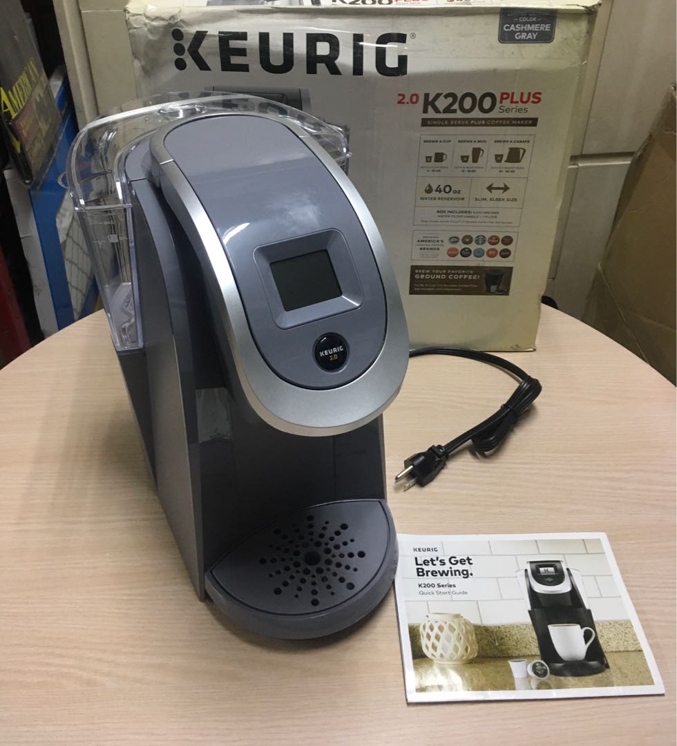 Keurig 2.0 K200 PLus Series Single Serve KCup Pod Coffee Maker