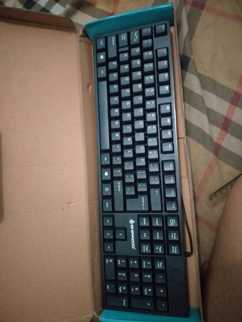Keyboard kabel komputer, Elektronik, Bagian Komputer ...