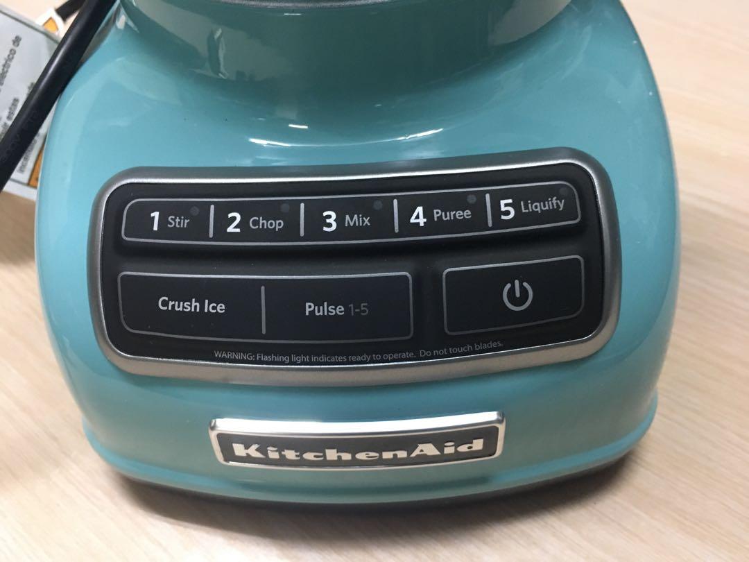Kitchenaid KSB1575 5 Speed Diamond Blender Aqua Sky Blue 110 Volts
