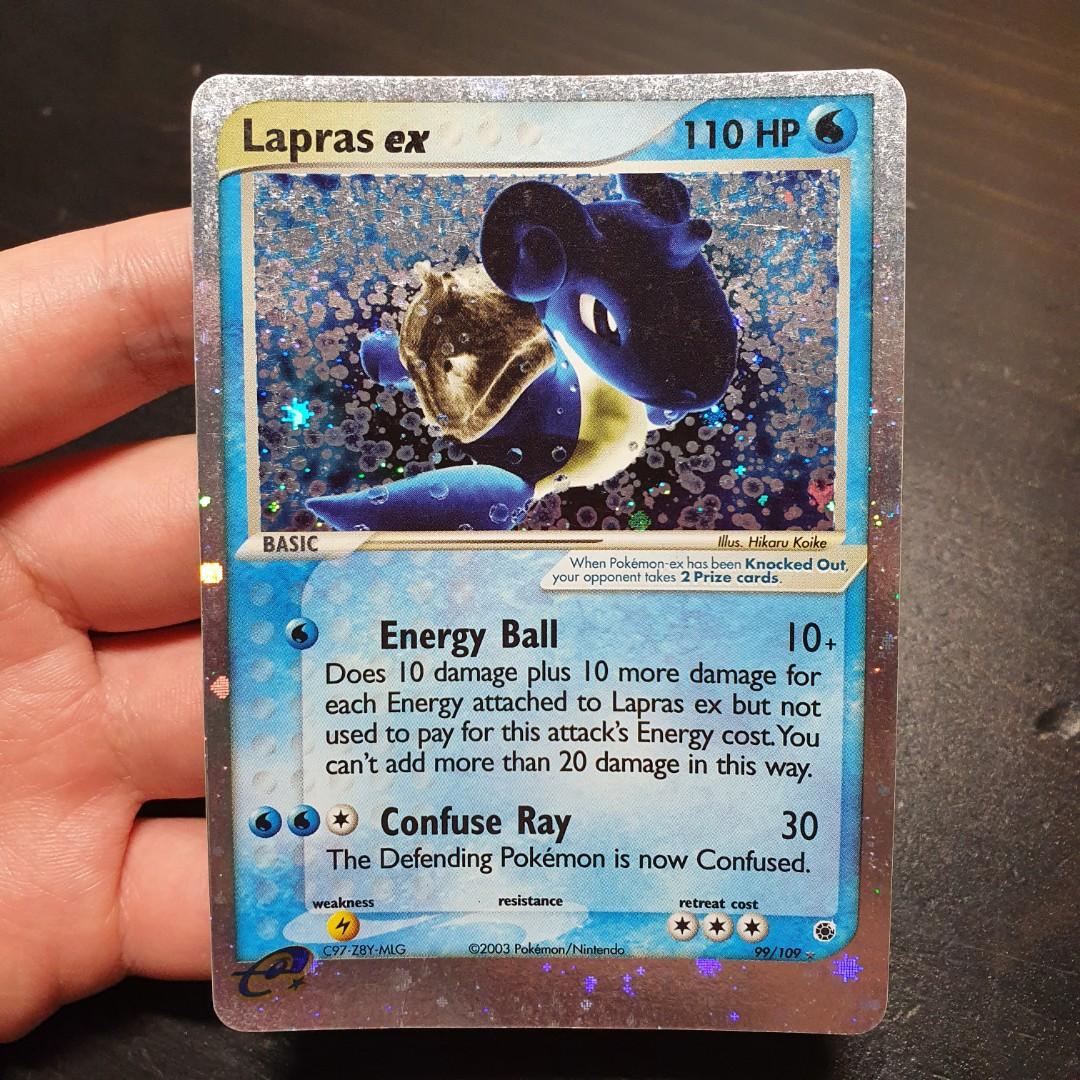 Lapras ex - 99/109 - Ultra-Rare (Ex Ruby & Sapphire Singles) Pokemon TCG  Cards [Vintage Silver Border], Hobbies & Toys, Toys & Games on Carousell