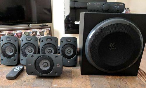 logitech z906 microphone input