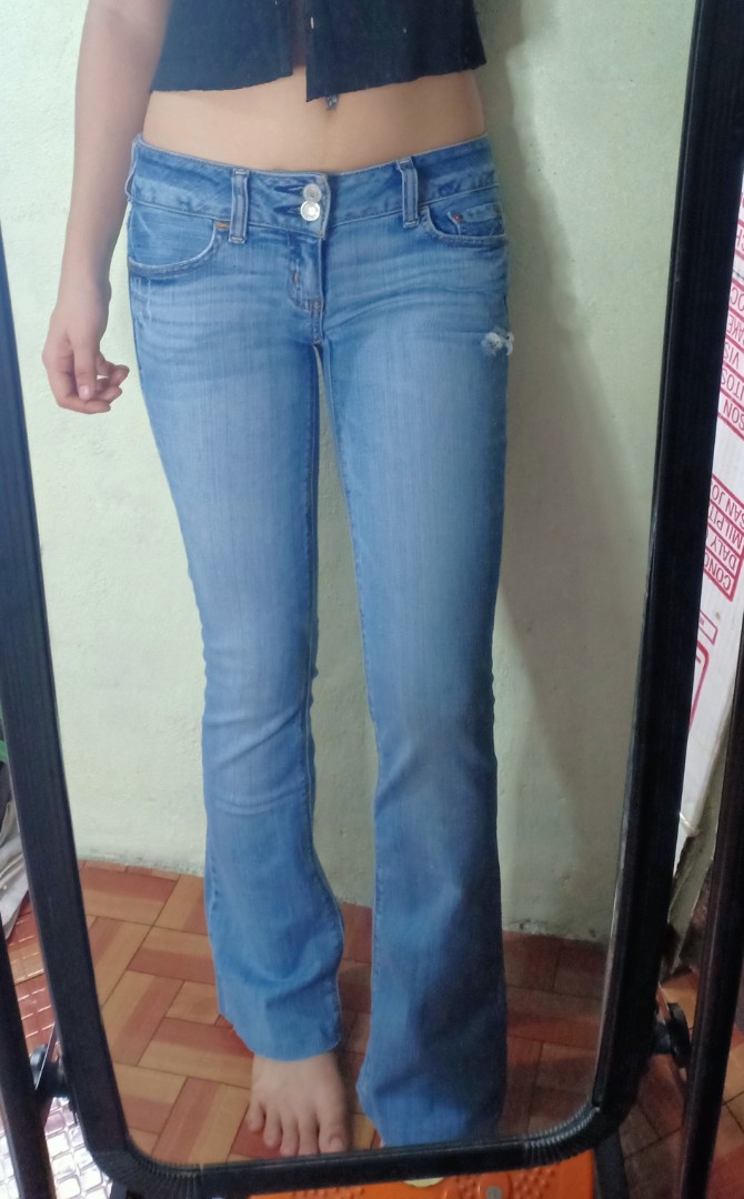 low waist wide leg jeans