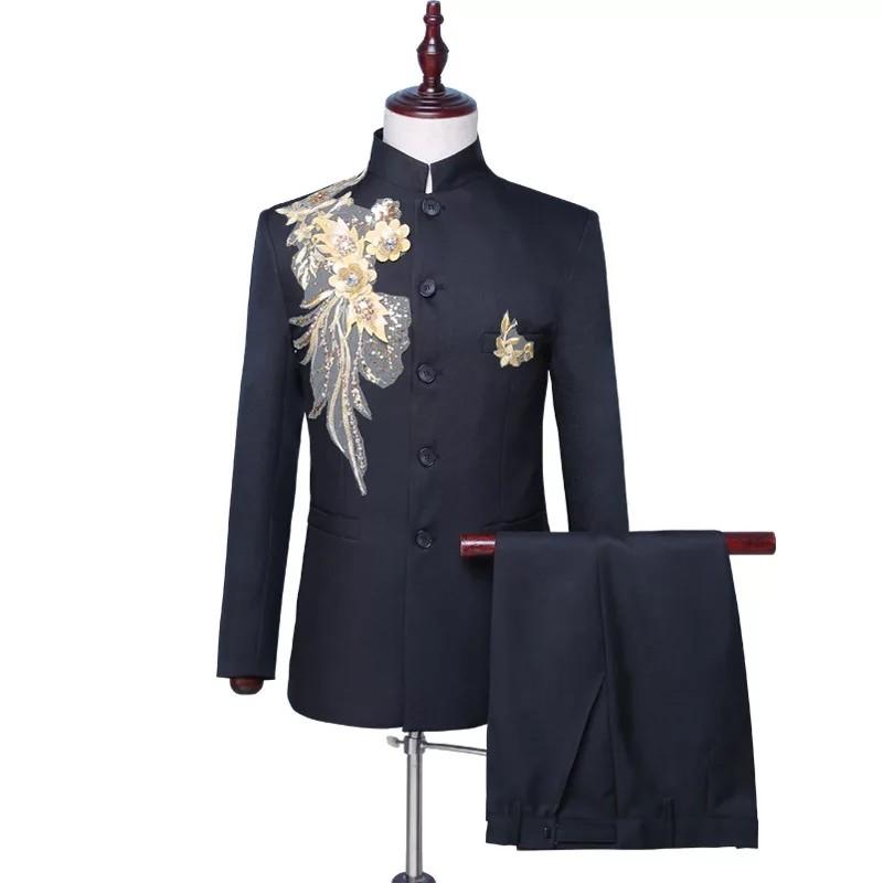 Chinese coat suit best sale