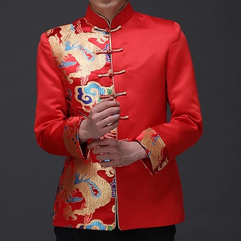 Men chinese wedding suit Top jacket Men s Fashion Coats Jackets