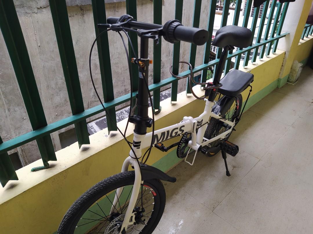 Migs folding bike on sale