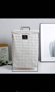 Minimalist Foldable Laundry Hampers with Metal Frames