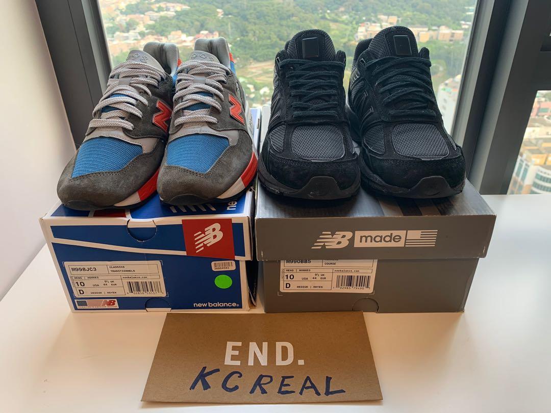 NEW BALANCE M998 JC3 \u0026 M990 BB5(HOLD), 男裝, 鞋, 西裝鞋- Carousell