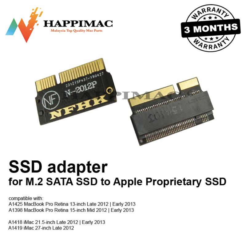 New SSD Adapter M.2 SATA NGFF SSD to Apple Proprietary SSD for