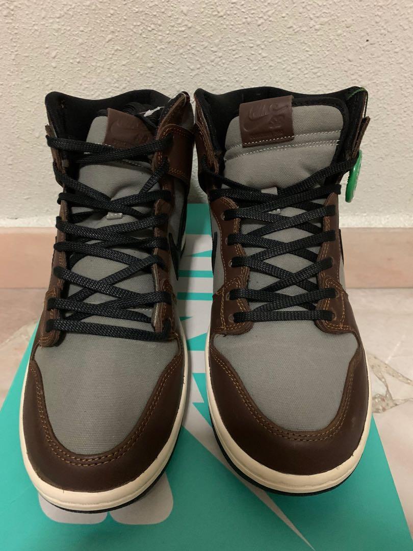Nike sb dunk high baroque brown, Men's Fashion, Footwear, Sneakers on  Carousell