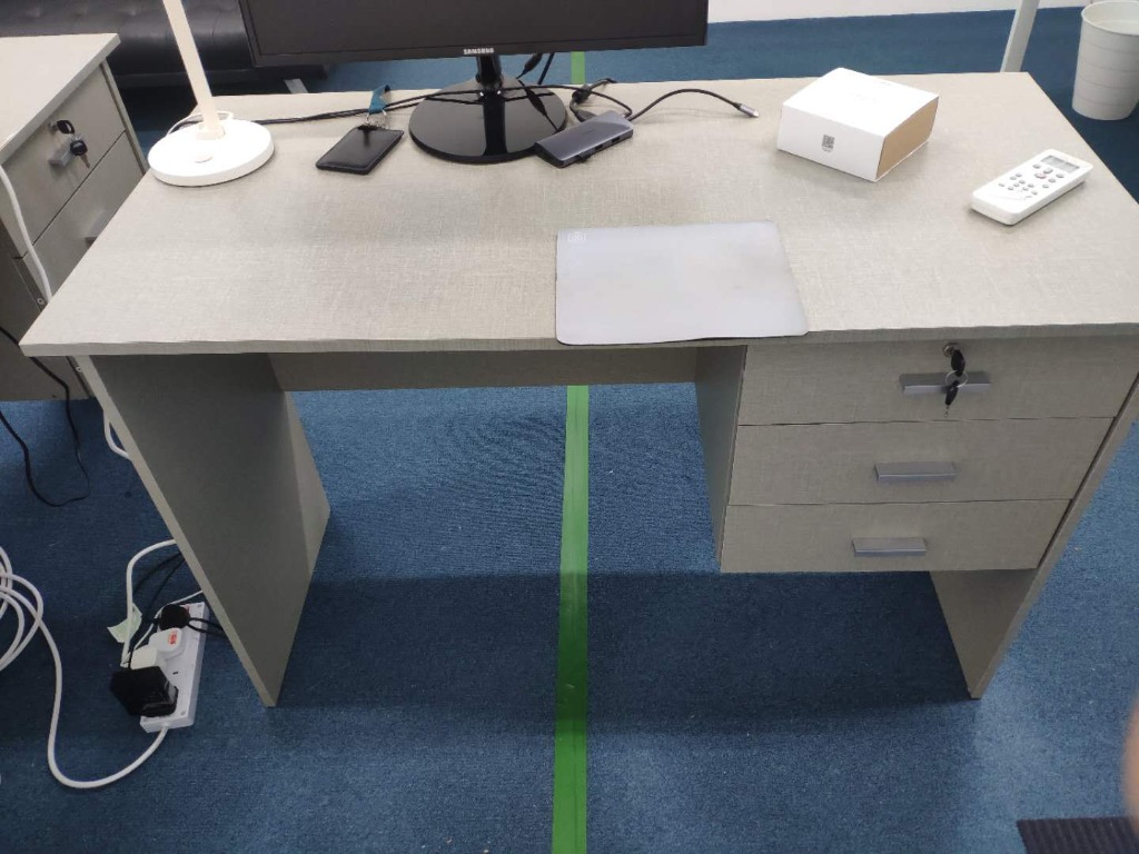 computer desk with drawers