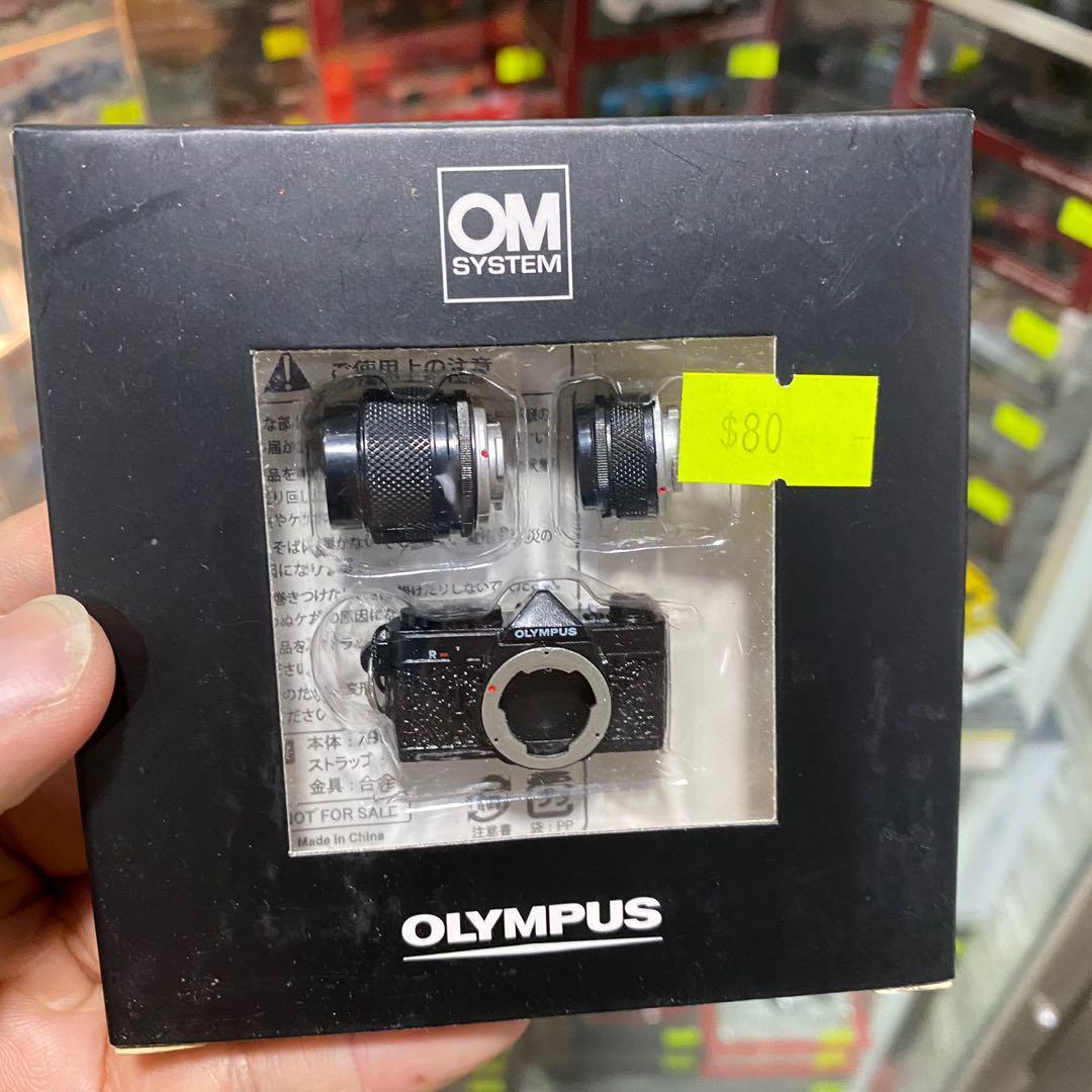 Olympus OM System 1/6 OM-1 Miniature黑色奧林巴斯相機掛飾, 興趣及
