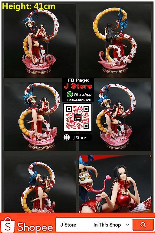 One Piece Boa Hancock Gk Resin Figure With Led J Store Toys Games Action Figures Collectibles On Carousell