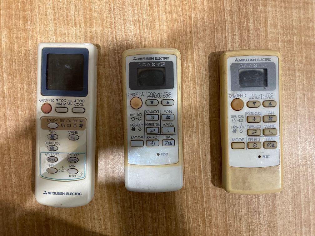 Original Mitsubishi electric Aircond remote control, TV & Home