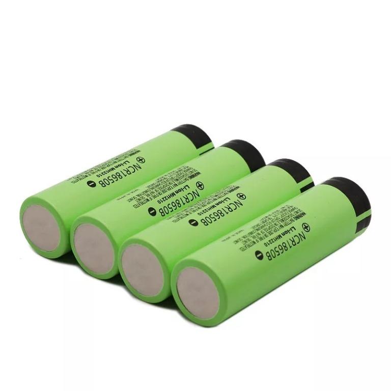 4 PCS 18650 Rechargeable Lithium Battery Pre-Charged Battery 4.2V 10000mAh  High Capacity Batteries For Fan Table Lamp And Toy