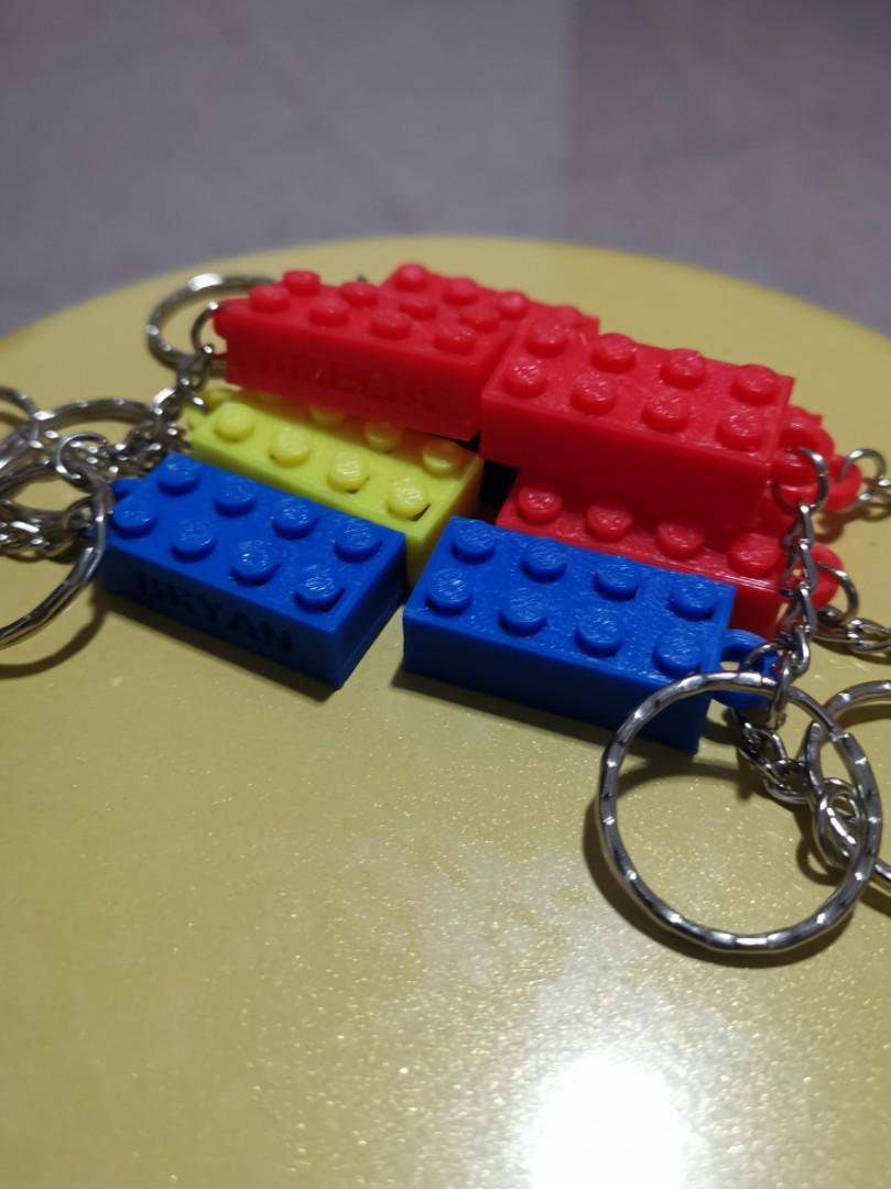 Lego name keyring top