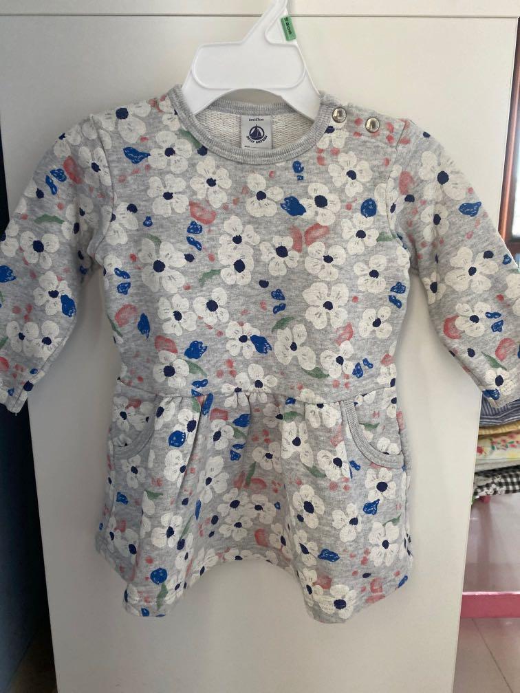 Petit Bateau Dress Bayi Anak Baju Bayi Di Carousell