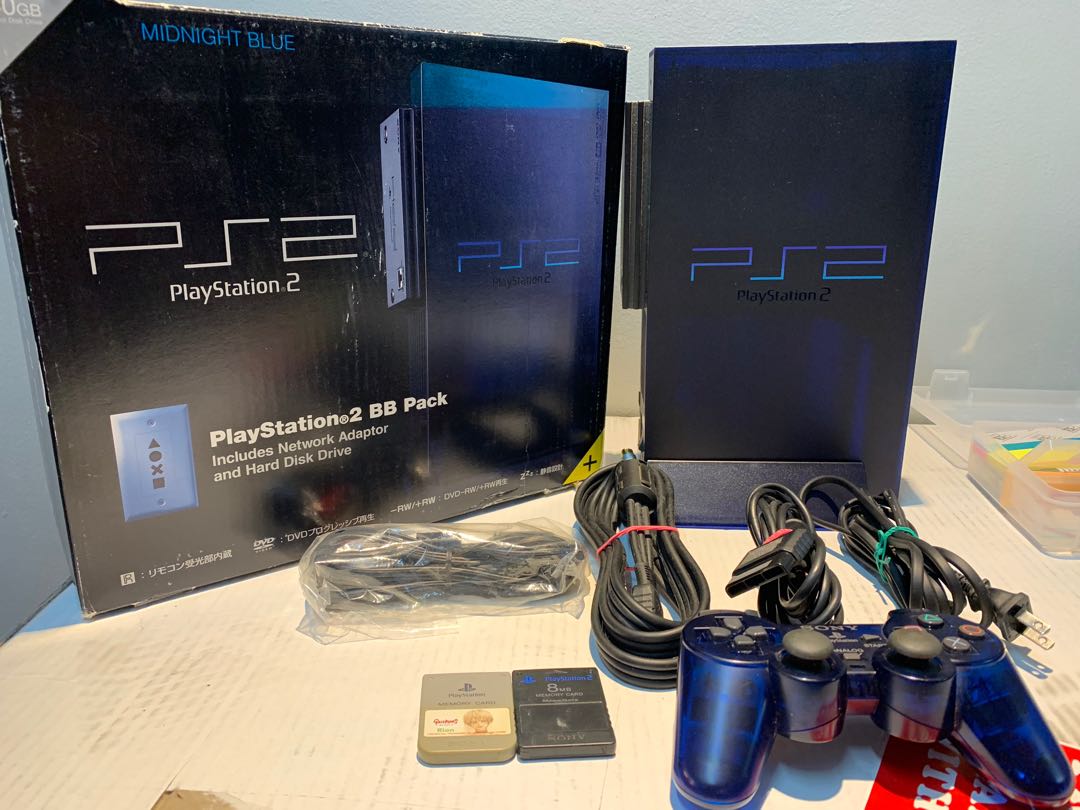 PlayStation Midnight Blue (BB Pack), Video Gaming, Video Game Consoles,  PlayStation on Carousell