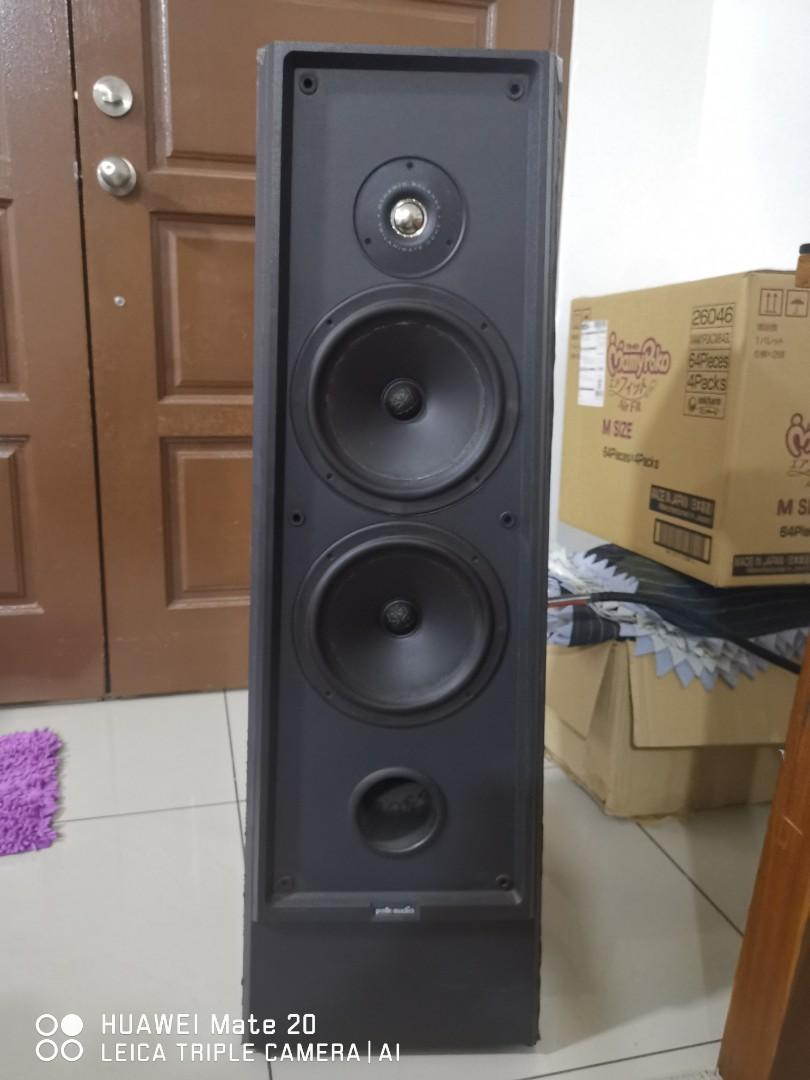 POLK AUDIO LS70 Rare Rosewood Floor Tower Speakers, Audio, Soundbars