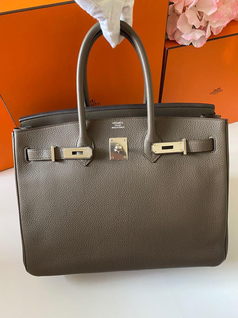 Birkin 35 - Etoupe Togo - PHW