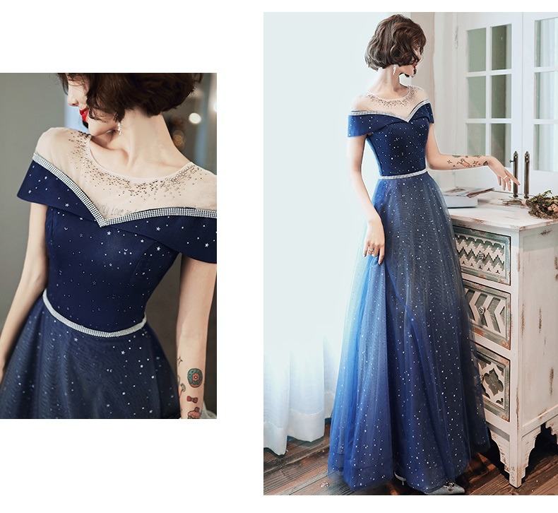 Moon and stars prom dress clearance