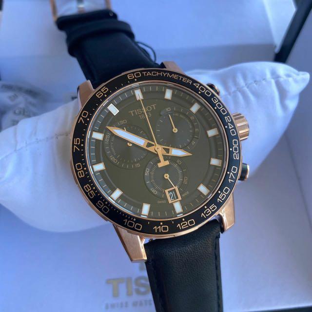 Tissot supersport 2025 chrono rose gold