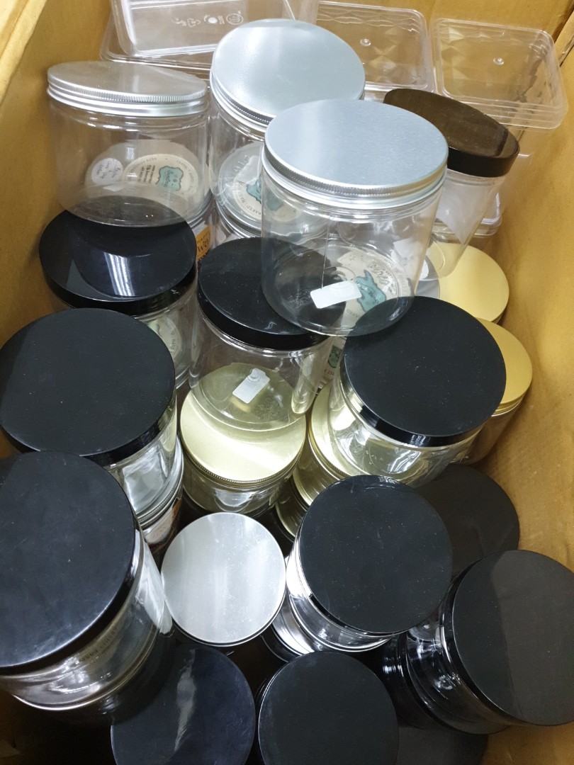 Recycled Plastic Jars, Furniture & Home Living, Kitchenware & Tableware