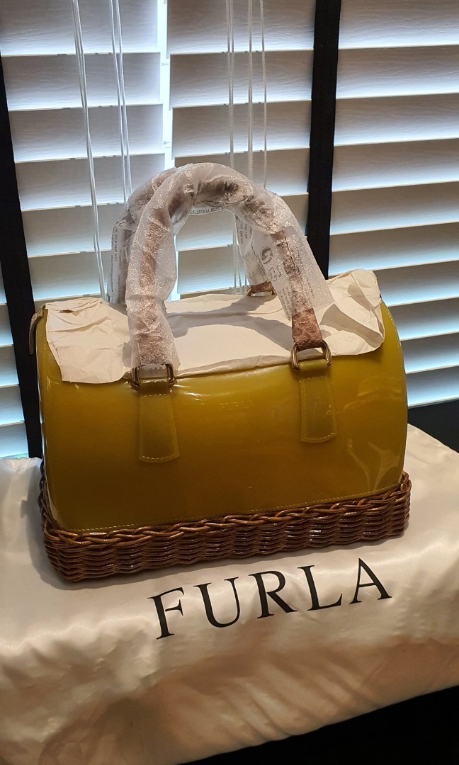 Furla candy bag yellow on sale