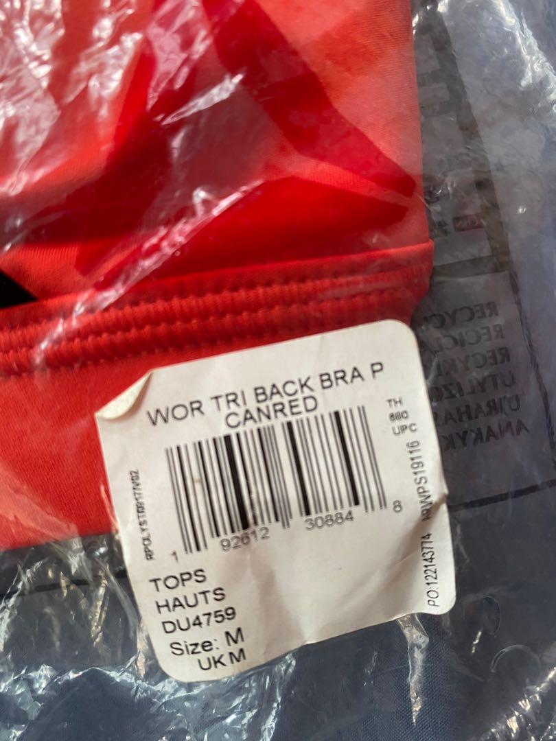 wor tri back padded bra
