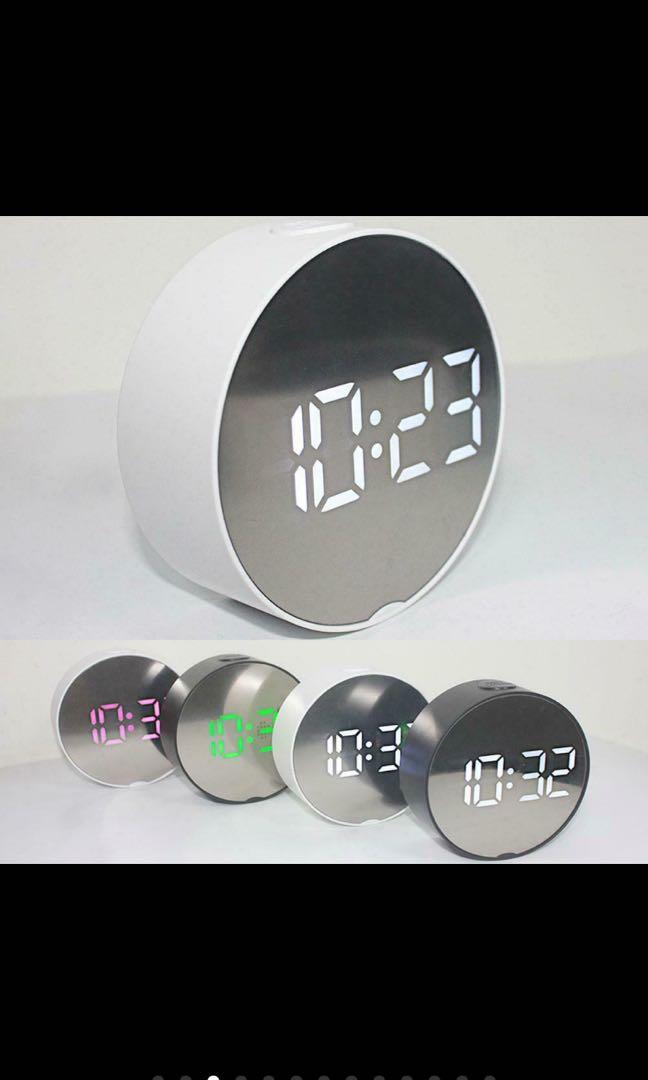 Round LED Multifunctional bedside clocks (Category: Home Improvement Tools & Accessories) located in Taguig. Submitted by endlessbliss_ph (Listing ID 1048159502, Image 2). Description: Swipe left for exact measurements. Available colors: white & green.FOR PRE-ORDER 5-15 days ETA, usually arrives earlier.