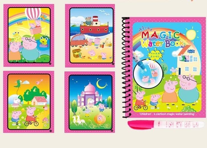 Set of 6 books - Reusable Magic Water Book. Kids. Magic water ...