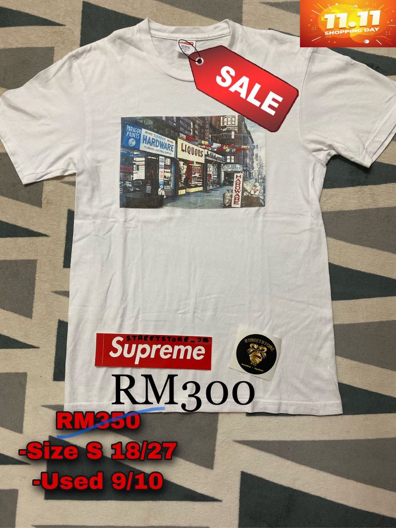 ❗️SALE 11.11❗️SUPREME HARDWARE TEE, Men's Fashion, Tops & Sets