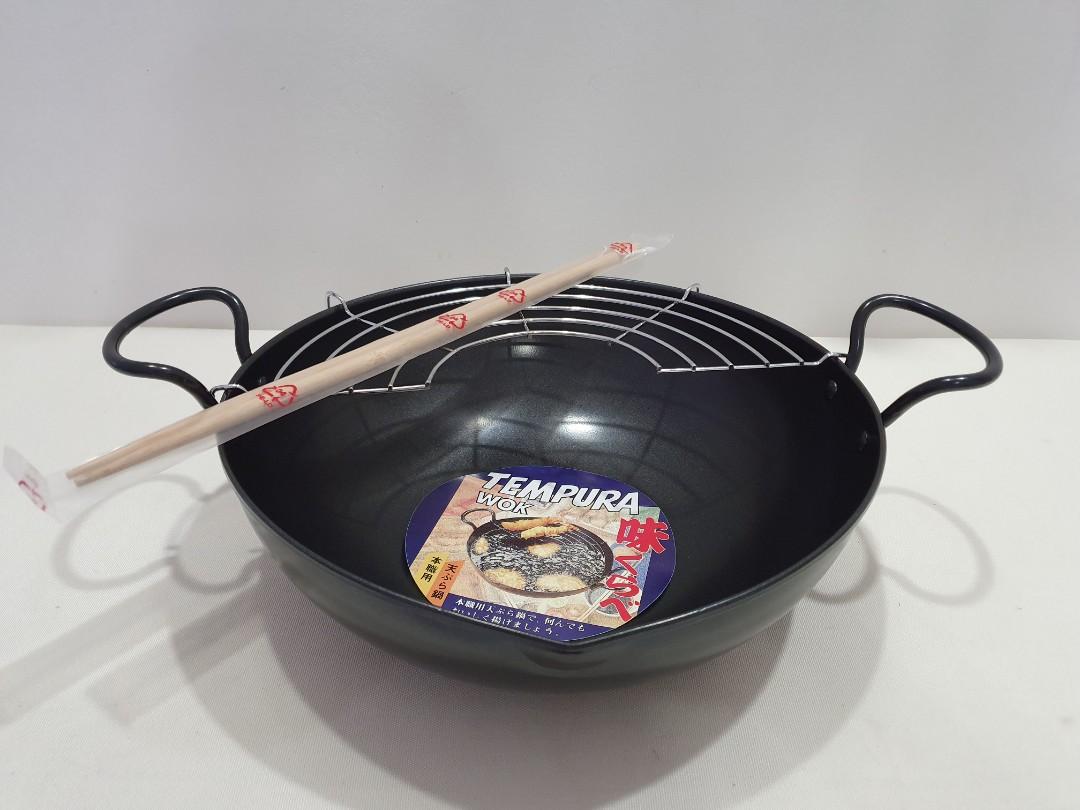 Tempura Wok, Home Appliances, Kitchenware on Carousell