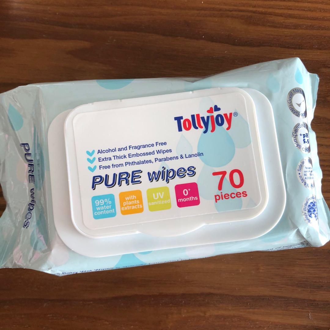 Tollyjoy Pure wet wipes 70s