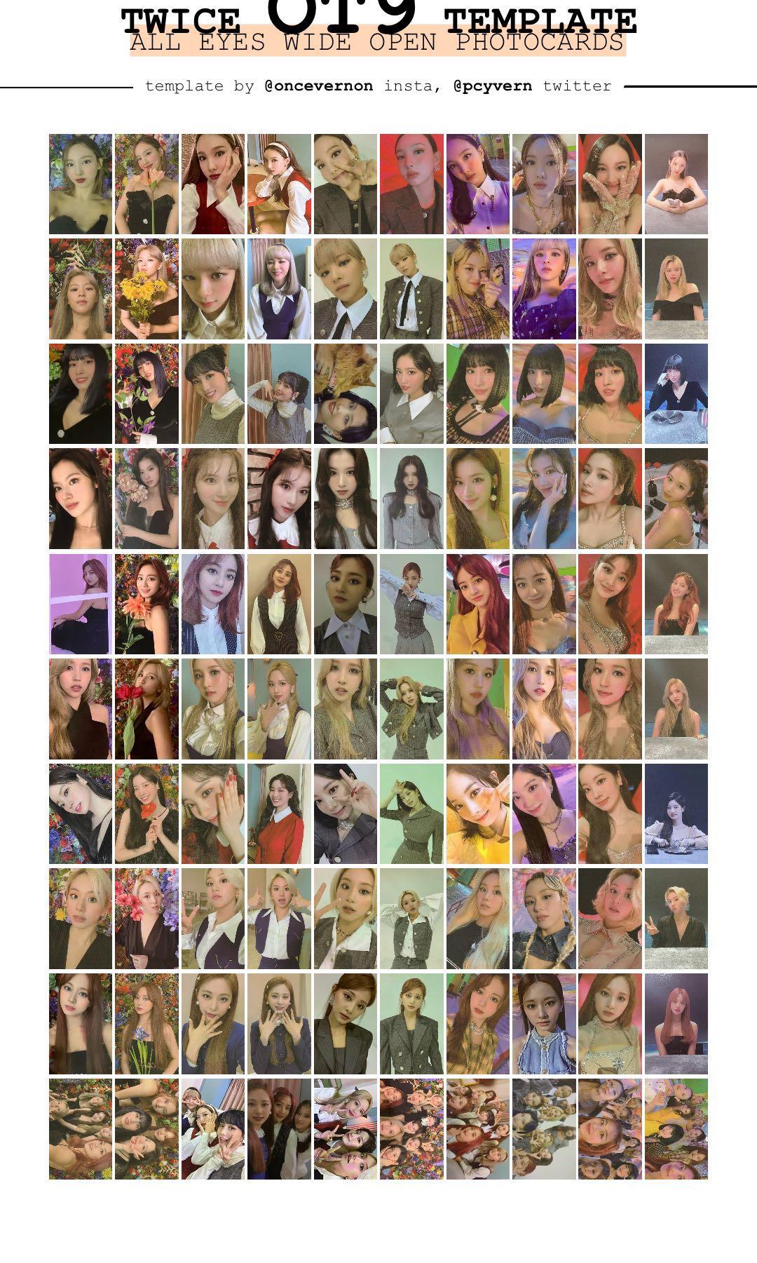 Twice Eyes Wide Open Icsm Photocards Hobbies Toys Memorabilia Collectibles K Wave On Carousell