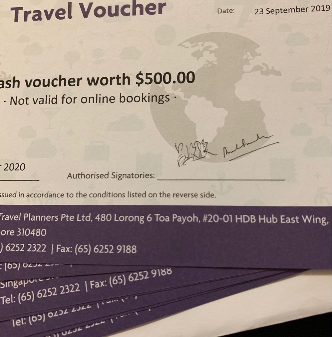 uob travel voucher