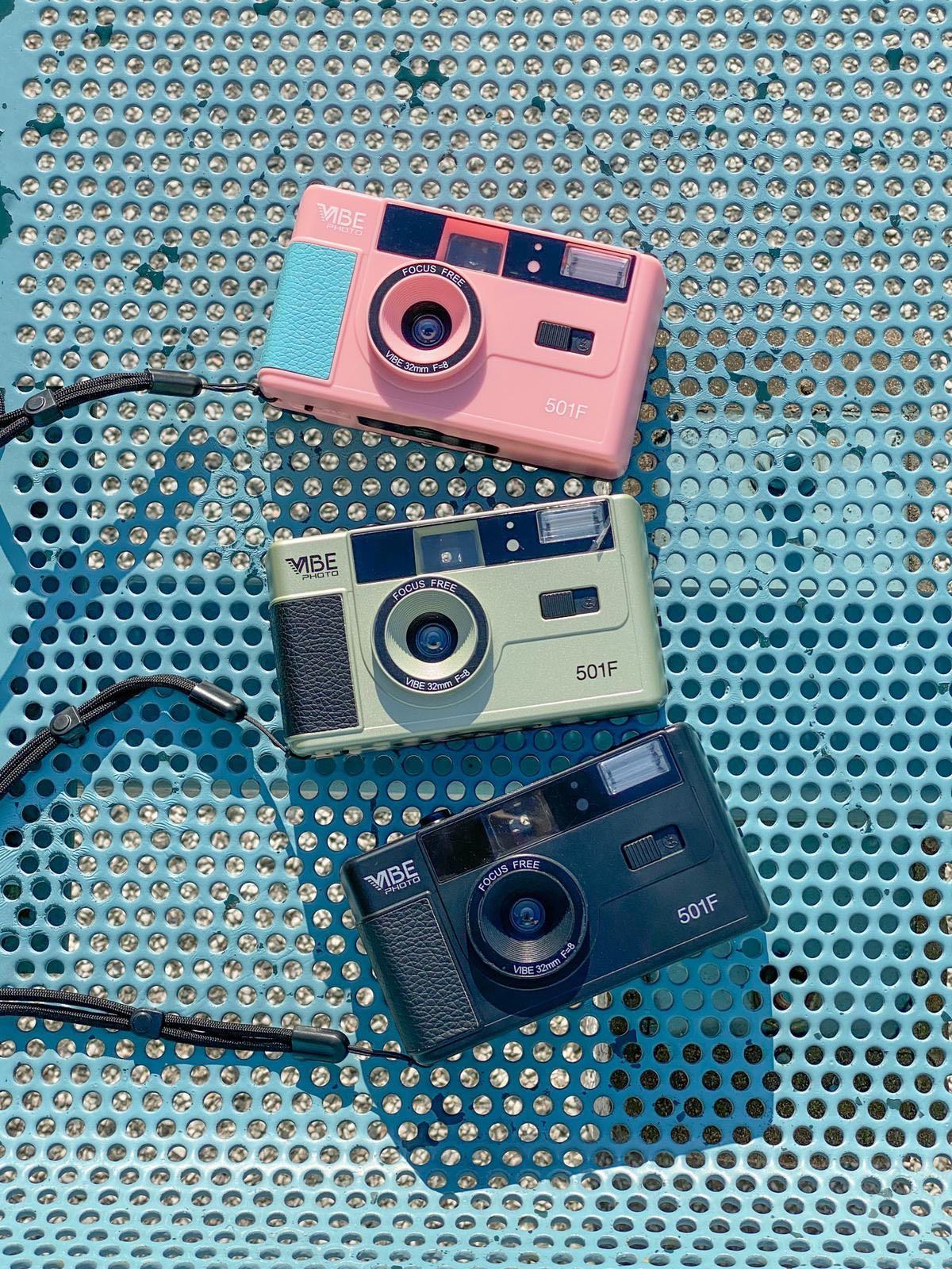 Vibe 501f 入門菲林相機 三色全現貨 攝影器材 相機 Carousell