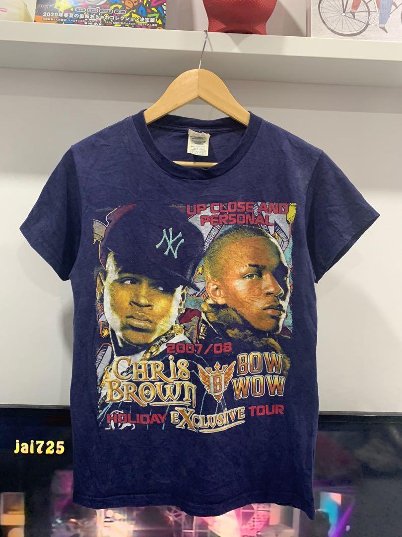 Vintage Chris Brown X Bow Wow X Soulja Boy Tshirt, Men's Fashion