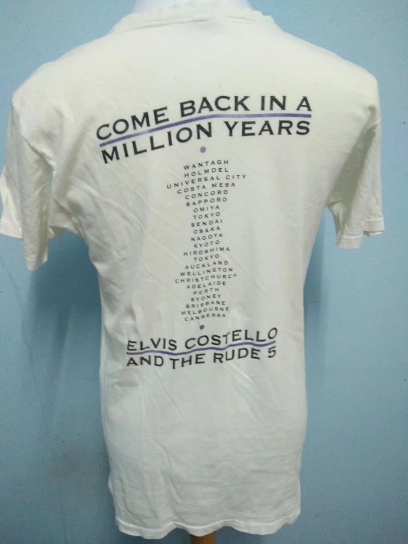 Vintage Elvis Costello 1991 band tour T-shirt