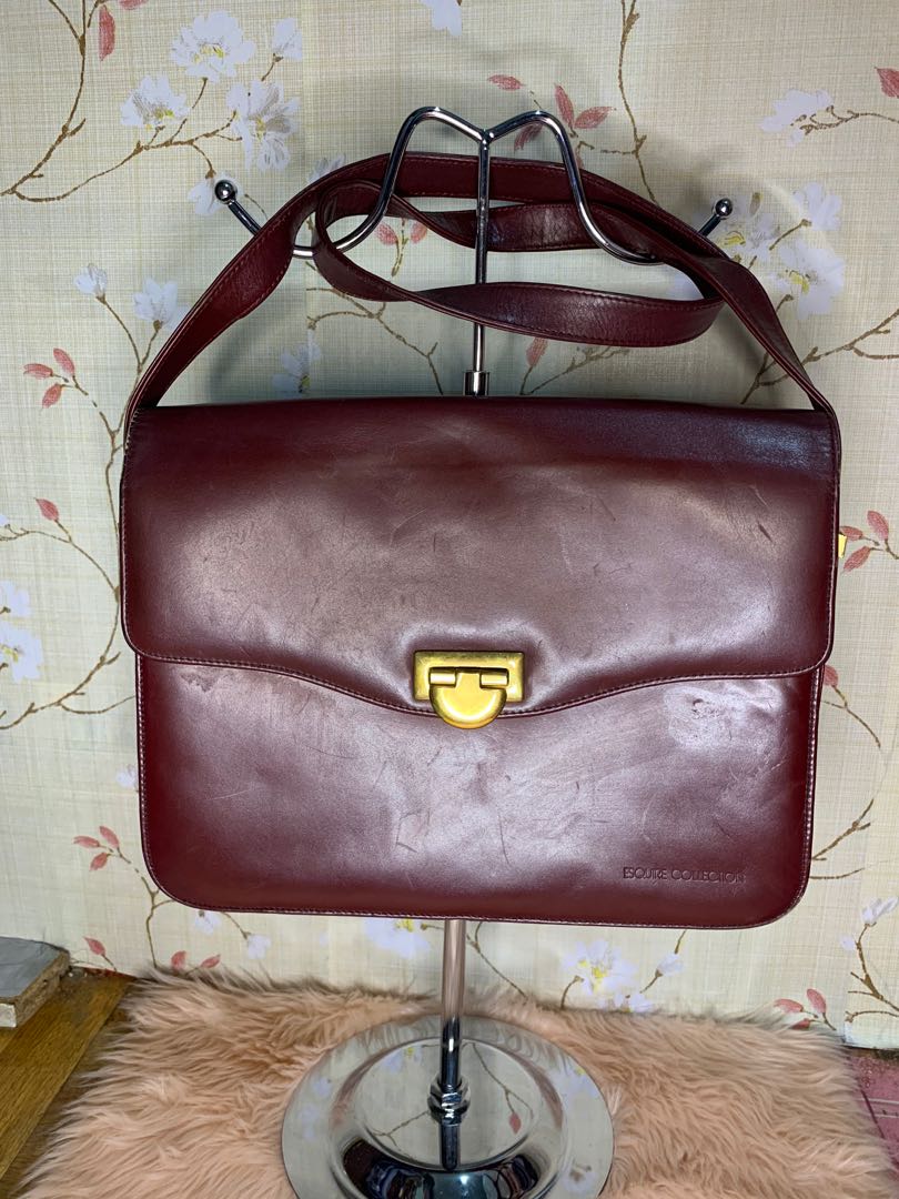 Vintage Esquire Messenger Bag, Women's Fashion, Bags & Wallets, Cross