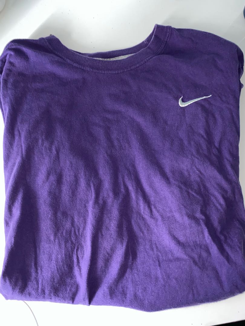 nike swoosh purple