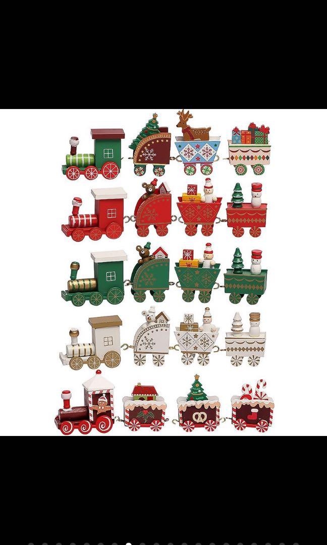 Wooden Christmas Trains (Category: Home Improvement Tools & Accessories) located in Taguig. Submitted by endlessbliss_ph (Listing ID 1048166559, Image 2). Description: DM us for available designs. See top details for exact measurement. FOR PRE-ORDER 5-15 days ETA, usually arrives earlier.