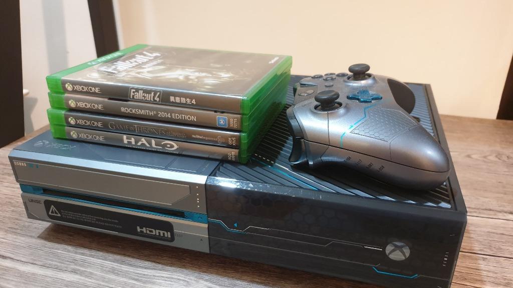 Xbox One 1tb Limited Edition Halo 5 Guardians Bundle Video Gaming Video Game Consoles Others On Carousell