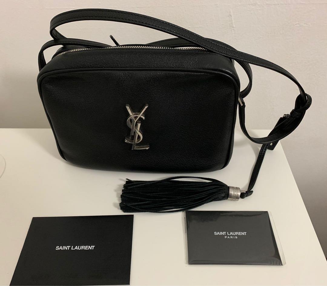 YSL LOU CAMERA BAG IN SMOOTH LEATHER
