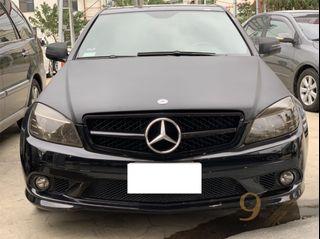 專辦全額貸 零元可交車 精品大包 2008 賓士 C300