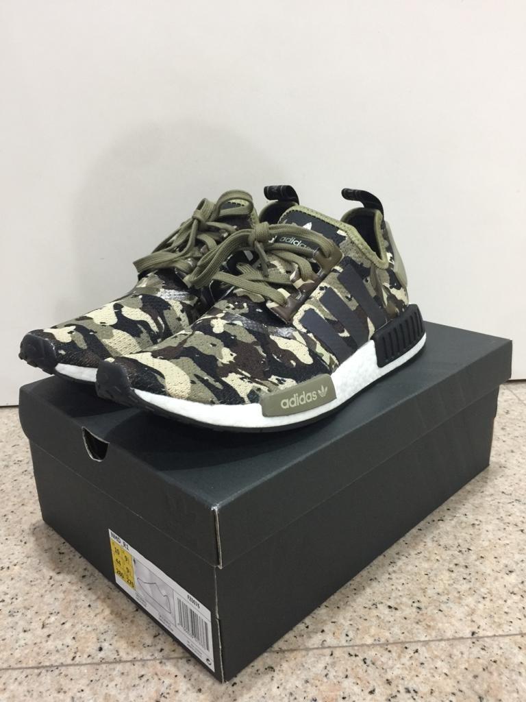 Adidas NMD R1 Green Camouflage Womens Shoes Depop 46 OFF