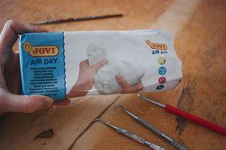 Air Dry Clay Jovi 500 grams White